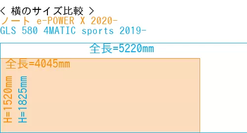 #ノート e-POWER X 2020- + GLS 580 4MATIC sports 2019-